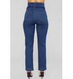 Belted Stretchy Casual Jeans