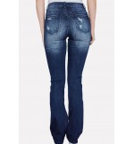 Shredded Distressed Casual Jeans