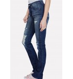 Shredded Distressed Casual Jeans